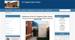 Desktop Screenshot of clark-library-lockhart.org