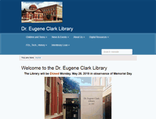 Tablet Screenshot of clark-library-lockhart.org